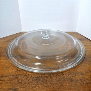 Mexico 9 Glass Lid 11 1/4 inches inside diameter and 12 1/4 outside diameter